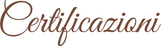 Certificazioni